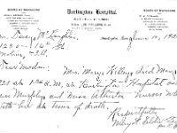 1921 05 28 Mary Kelly Hospital Death Notice