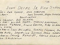 1936101001B Irvin McLaughlin - John Deere Junior High - 1936 Oct - 4th Row-First on Left