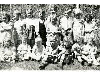 1948072001  Kay Johnson - Betty  McLaughlin  right hand corner- Sunday school class - Adelaide Neeld Picnic
