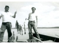 1951061004 Irvin McLaughlin & Vernie Jamieson with friends Ken & Sam -MN fishing trip