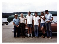 1979081001 Irvin McLaughlin - Don Nelson - Tom Ade - Friensd - Ralph Ade - Friend -Wiscosin River Canoe Trip
