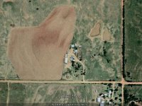 Aerial Photo Showing Location of Peter A Peterson Homestead - 2 with Co-ordinates