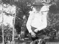 1910071003 Wallace Jamieson and dog Freddie
