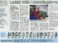 2008120016B  Sam Blixt Newspaper Article - Oskarshamn Sweden