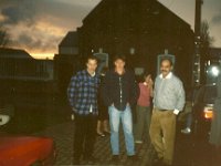 1991009004 Farid (husband of Marie-Ange Grenier) on right - Bertrand Grenier-middle - Sylvain Grenier - right-Bonlier-France
