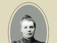 1891045701f Elisabet Lisa Augusta Larson Thornbloom - Davenport IA - 1891 April 25