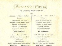 Lapland 56 - Breakfast Menu