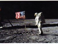 Apollo 11 - Buzz Aldrin Salutes Flag on the Moon