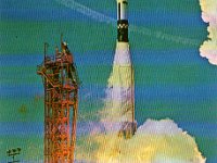 Gemini - Agena Target Vehicle - Lift off from Pad 14 for rendezvous with Gemini 8