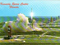 Kennedy Space Center Facilities- Launch of a Saturn V Rocket - 1