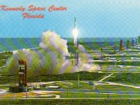 Kennedy Space Center Facilities- Launch of a Saturn V Rocket - 2
