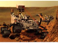 Rover Curiouity - Artist's Concept on Masrs