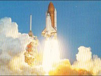 Space Shuttle Challenger - Cape Canaval -  Liftoff - Mission 41-B Kennedy Space Center