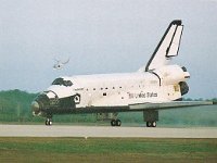 Space Shuttle Challenger - First Landing Kennedy Space Center Florida-$1.50