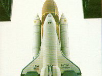 Space Shuttle Challenger - Shown at Vehicle Assembly Building 41B - STS-11 Mission