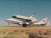 Space Shuttle Columbia - Atop Modified Boeing 747 Kennedy Space Center Florida NASA-$1.50