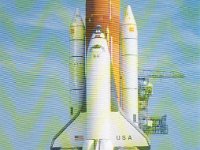 Space Shuttle Columbia - Just rior to its Fourth Flight-June27-July 4, 1962 NASA $1.50 -2