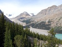 2010076866 Peyto Glacier & Lake from Bow Summit  - Banff Nat Park - Alberta - Canada  - Jul 29