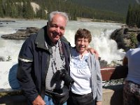 2010076919 Athabasca Falls - Jasper Nat Park - Alberta - Canada  - Jul 29 : Betty Hagberg,Darrel Hagberg