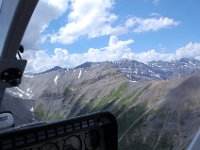 2010076646 Helicopter Excursion over the Canadian Rockies - Canmore - Banff Nat Park - Alberta - Canada  - Jul 28