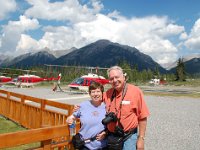 2010076724 Helicopter Excursion over the Canadian Rockies - Canmore - Banff Nat Park - Alberta - Canada  - Jul 28 : Betty Hagberg,Darrel Hagberg