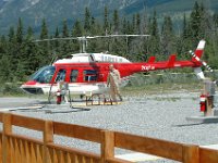 2010076727 Helicopter Excursion over the Canadian Rockies - Canmore - Banff Nat Park - Alberta - Canada  - Jul 28 : Canada, Banff : Betty Hagberg,Darrel Hagberg