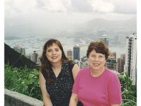 2001 07 m56 Darla & Betty - Victoria Peak - Hong Kong : Betty Hagberg,Darrel Hagberg