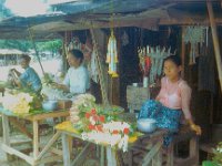 1966071538 Selling Flowers near Temple -  Rangoon - Burma