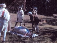 1965021223 Butchering a cow - Ankober