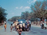 1966071214 Boken car north of New Delhi - India