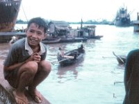 1966071304 Boy - Harbor - Saigon - Vietnam