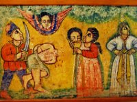 2012094995 Painting in Ethnological Museum - Addis Ababa - Ethiopia