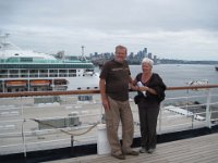 2010077833 Embarkation for Alaska Cruise - Seattle - Washington - Aug 06 : Roger DePuydt,Christiane Collard