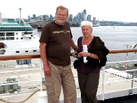 2010077835 Embarkation for Alaska Cruise - Seattle - Washington - Aug 06 : Christiane Collard