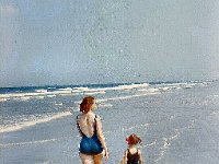 1973 07 228 Cape Kennedy FL : Coco Beach, FL : Betty Hagberg,Darla Hagberg