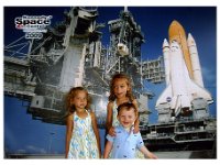 2009068687b 5x7 Kennedy Space Center - Florida : Isabella Jones,Angela Jones,Alexander Jones