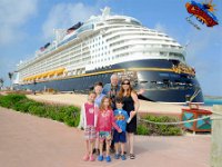 2013032081 Angela-Bella-Alex-Darla- Jones Betty-Darrel Hagberg Dream Cruise Ship - Castaway Cay - Bahamas - Mar 23