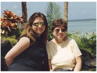 2001 06 B14 Darla-Betty in Waikiki : Darla Hagberg,Betty Hagberg
