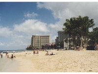 2001 06 B15 Waikiki Beach : Darla Hagberg,Betty Hagberg