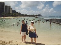 2001 06 B17 Darla-Betty in Waikiki
