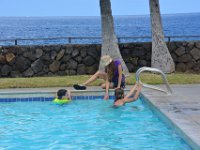 2017063442 Swimming at Outrigger Royal Sea Cliff Hotel - Kona - Big Island - Hawaii- Jun 14