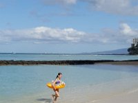 2017061491 Swimming on Waikiki Beach - Honolulu - Hawaii - Jun 05