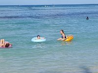 2017061493 Swimming on Waikiki Beach - Honolulu - Hawaii - Jun 05