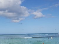 2017061498 Swimming on Waikiki Beach - Honolulu - Hawaii - Jun 05