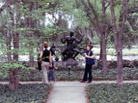 1974041104 Darrel-Betty-Darla Hagberg, Brookgreen Gardens, South Carolina (April 1974)