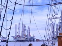 2016060375 Elissa 3 Masted Barque, Galveston, Texas - June 5