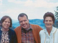 1969 09 43 Angela Darrel Betty Hagberg - Blue Ridge Parkway : Betty Hagberg,Darrel Hagberg,Angela Hagberg