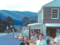 1969 09 44 Angela  Betty Hagberg - Blue Ridge Parkway VA : Betty Hagberg,Darrel Hagberg,Angela Hagberg